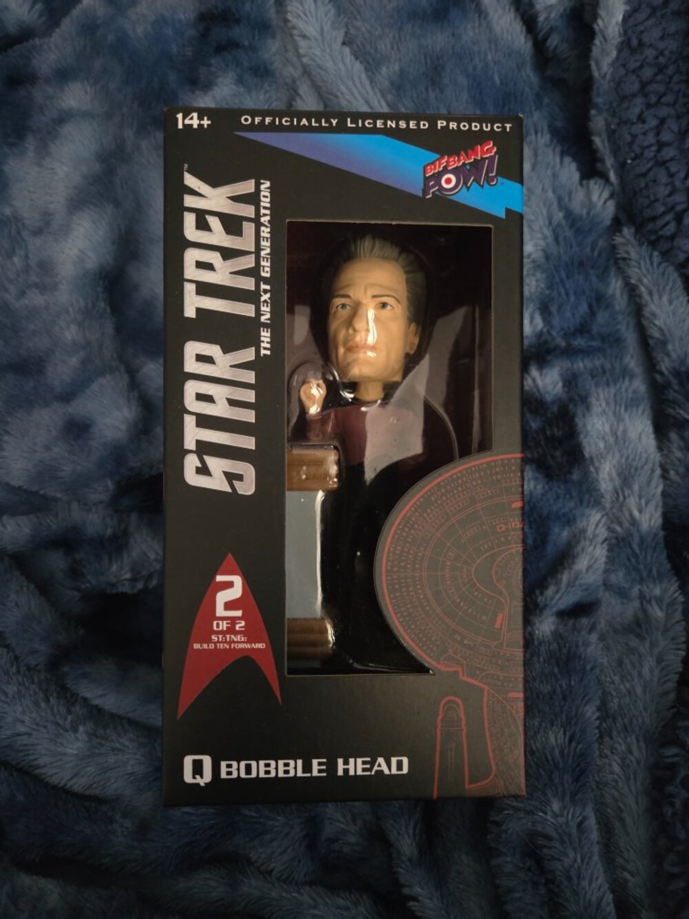 Star Trek: The Next Generation Q - Build a 10 Forward Q Bobble Head